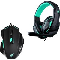 PORT DESIGNS Arokh H-1 Headset & X-1 Optical Mouse Gaming Pack