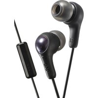JVC Gumy Plus Headphones - Black, Black