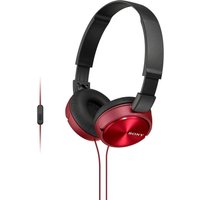 SONY MDR-ZX310APR Headphones - Red, Red