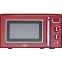 BELLING Retro FMR2080S Solo Microwave - Red, Red