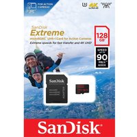 SANDISK Extreme Class 10 MicroSDXC Memory Card - 128 GB