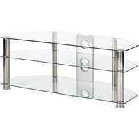 MMT Rome P5CCH1250 TV Stand - Glass