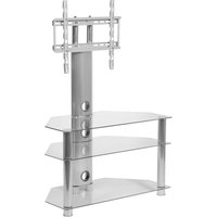 MMT RIO CC32 TV Stand With Bracket - Clear Glass
