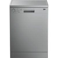 BEKO DFN04210S Full-size Dishwasher - Silver, Silver