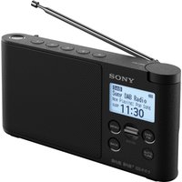 SONY XDR-S41D Portable DABﱓ Clock Radio - Black, Black