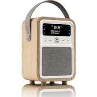 VQ Monty Portable DABﱓ Retro Bluetooth Clock Radio - Oak