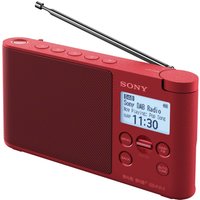 SONY XDR-S41DR Portable DABﱓ Radio - Red, Red