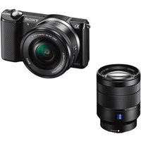 SONY A5000 Mirrorless Camera With 16-50 Mm F/3.5-5.6 & 24-70 Mm F/4 Lens Bundle