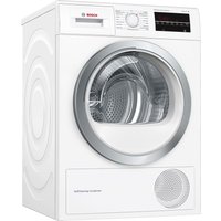 BOSCH Serie 6 WTW85480GB 8 Kg Heat Pump Tumble Dryer - White, White