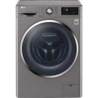 LG F4J6TN2S NFC 8 Kg 1400 Spin Washing Machine - Shine Steel