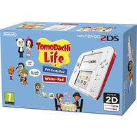 NINTENDO 2DS & Tomodachi Life - Red & White, Red