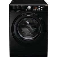 HOTPOINT Aquarius FDF 9640 K 9 Kg Washer Dryer - Black, Black
