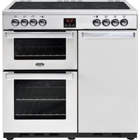 BELLING Gourmet 90E PROF STA 90 Cm Dual Fuel Range Cooker - Stainless Steel, Stainless Steel