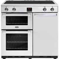 BELLING Gourmet 90Ei Professional Electric Induction Range Cooker - Stainless Steel, Stainless Steel