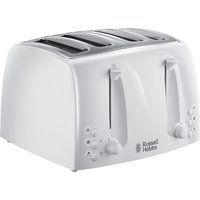 RUSSELL HOBBS Textures 21650 4-Slice Toaster - White, White