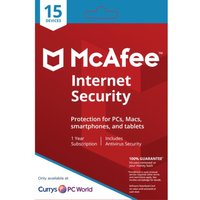 MCAFEE Internet Security - 1 User / 15 Devices For 1 Year