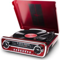 ION Mustang LP Turntable - Red, Red