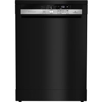 GRUNDIG GNF41821B Full-size Dishwasher - Black, Black