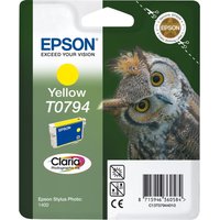 EPSON T0794 Owl Yellow Ink Cartridge, Yellow