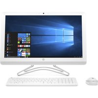 HP 24-e030na 23.8" All-in-One PC - White, White