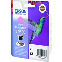 EPSON T0806 Hummingbird Light Magenta Ink Cartridge, Magenta