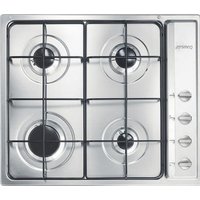 SMEG S64S Gas Hob - Stainless Steel, Stainless Steel