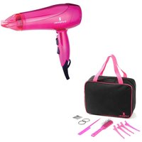 LEE STAFFORD Blow Dry & Go LSGS11P Hair Dryer Set - Pink, Pink