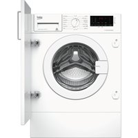 BEKO WIX765450 Integrated 7 Kg 1600 Spin Washing Machine - White, White