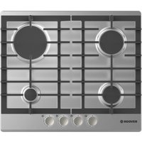 HOOVER HGH64SCE X Gas Hob - Stainless Steel, Stainless Steel