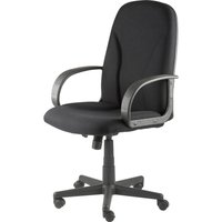 ALPHASON Boston AOC3282-BK Fabric Tilting Executive Chair - Black, Black