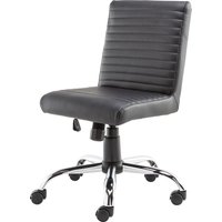 ALPHASON Lane Leather-look Operator Chair - Black, Black