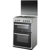 INDESIT DD60C2G2(X) 60 Cm Gas Cooker - Silver, Silver