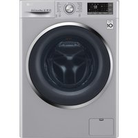 LG Titan FH4U2TDN2L 8 Kg 1400 Spin Washing Machine - Silver, Silver