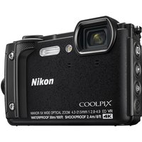 NIKON COOLPIX W300 Tough Compact Camera - Black, Black
