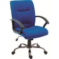 TEKNIK Milan Fabric Reclining Executive Chair - Blue, Blue
