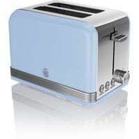 SWAN ST19010BLN 2-Slice Toaster - Blue, Blue