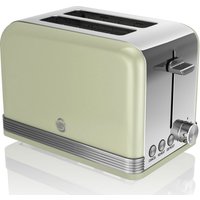 SWAN ST19010GN 2-Slice Toaster - Green, Green