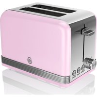 SWAN ST19010PN 2-Slice Toaster - Pink, Pink