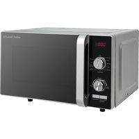 RUSSELL HOBBS RHFM2001S Compact Solo Microwave - Silver, Silver