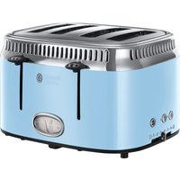 RUSSELL HOBBS Retro 21693 4-Slice Toaster - Blue, Blue