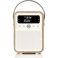 VQ Monty Portable DAB+/FM Bluetooth Clock Radio - Green Grass Oak, Green
