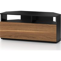 SONOROUS Troy TRD100 1000 Mm CRN TV Stand - Black & Walnut, Black