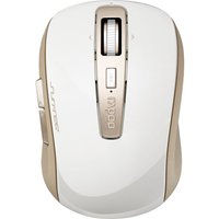 RAPOO 3920P Wireless Laser Mouse - White & Gold, White
