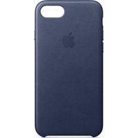 APPLE MQH82ZM/A IPhone 7/8 Leather Case - Midnight Blue, Blue