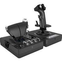 LOGITECH Saitek ProFlight X56 Rhino Flight Control Joystick & Throttle - Black, Black