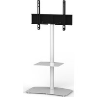 SONOROUS Tall Contemporary PL2810-WHT 650 Mm TV Stand With Bracket - White, White