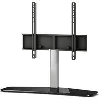 SONOROUS Curved PL2335 B-SLV 900 Mm TV Stand With Bracket - Black & Silver, Black