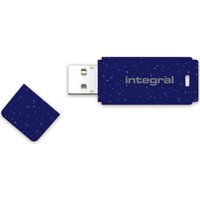 INTEGRAL USB 2.0 Memory Stick - 8 GB, Blue Cosmos, Blue