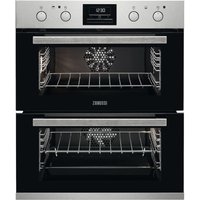 ZANUSSI ZOF35802XK Electric Built Under Double Oven - Stainless Steel, Stainless Steel