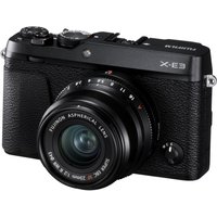 FUJIFILM X-E3 Mirrorless Camera With XF 23 Mm F/2 Lens - Black, Black